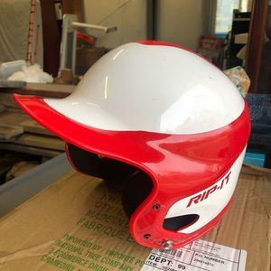 Rip-it baseball helmet, youth small, red
